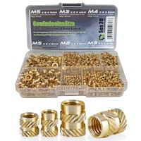 Gewindeeinsatz 590 Stück Set 3D Druck M2, M3, M4 und M5 Rändelmutter