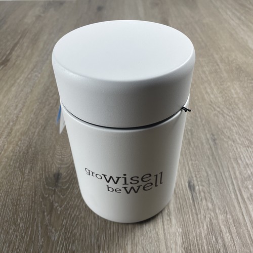 Miir Airtight Coffee Canister 7" Tall 12oz Matte White Airtight Stash Metal