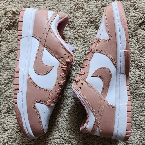 Wmns Nike Dunk Low Rose Whisper Brand New Sz 8 | eBay