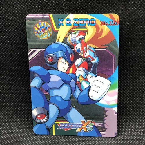 X & Zero Megaman X3 No.121 Card 1995 Bandai Very Rare