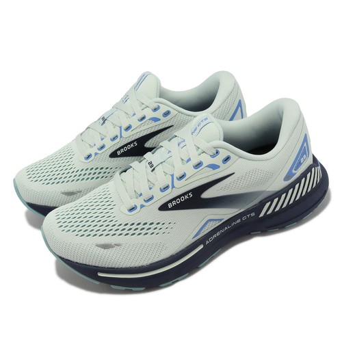 

Brooks Adrenaline GTS 23 D Wide Blue Glass Marina Женские кроссовки для бега 1203811D-471, Зеленый, Adrenaline Gts 23 D Wide