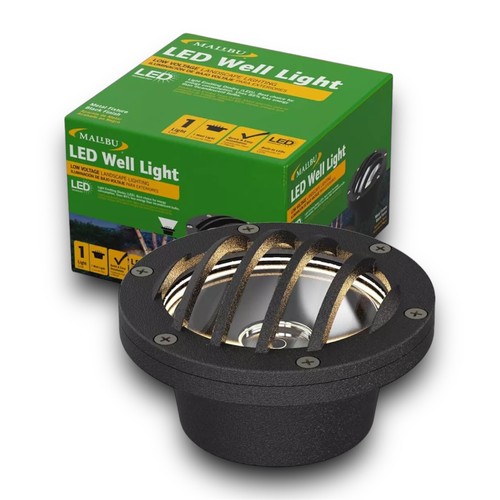 LUMIページ MALIBU Low Voltage LED Well light 4W METAL Black Landscape