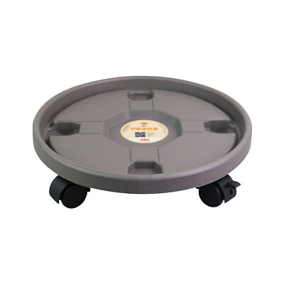 Round Plant Stand Plant Caddy with Wheels Heavy Duty Pot Rolling Stand Base