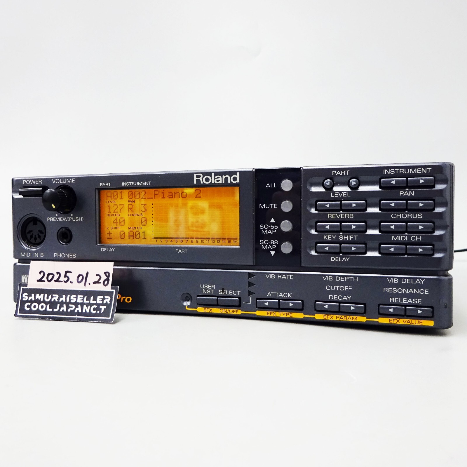 【中古】Roland SC-88 Sound Canvas Roland SC-88 Sound Canvas MIDI Sound Module | eBay