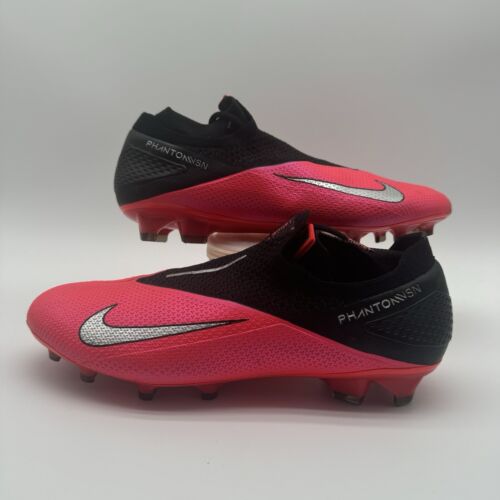 Nike Phantom VSN 2 Elite DF/FG Crimson/Black Soccer Cleats Nike Phantom VSN 2 Elite DF/FG Crimson/Black Soccer Cleats