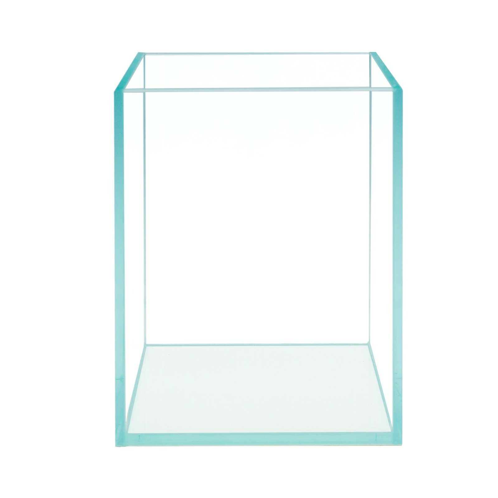 1.2 Gallon Nano Tall Rimless Tank, Low iron Aquarium, 20X15X15cm, 5mm Glass Tank