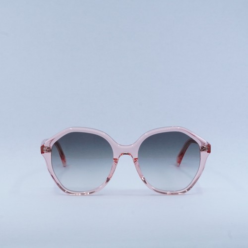 Pre-owned Celine Cl40201u 72b Transparent Pink/grey Gradient 54-19-135 Sunglasses A...