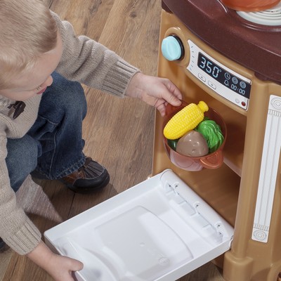 Kid Play Kitchen Pretend Food Cooking Set 38-Pc Accessory Child Realistic Toy