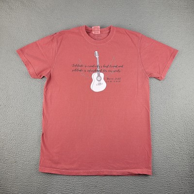 Ida Grace Creations Shirt Womens Medium Red Naomi Judd Tribute Crew Neck Tee