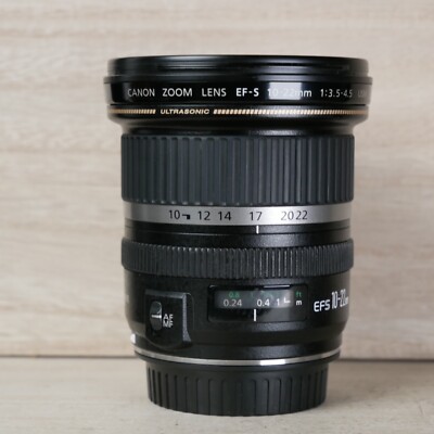Canon EF-S 10-22mm F/3.5-4.5 USM Wide Angle DSLR Camera Lens *GOOD/TESTED*