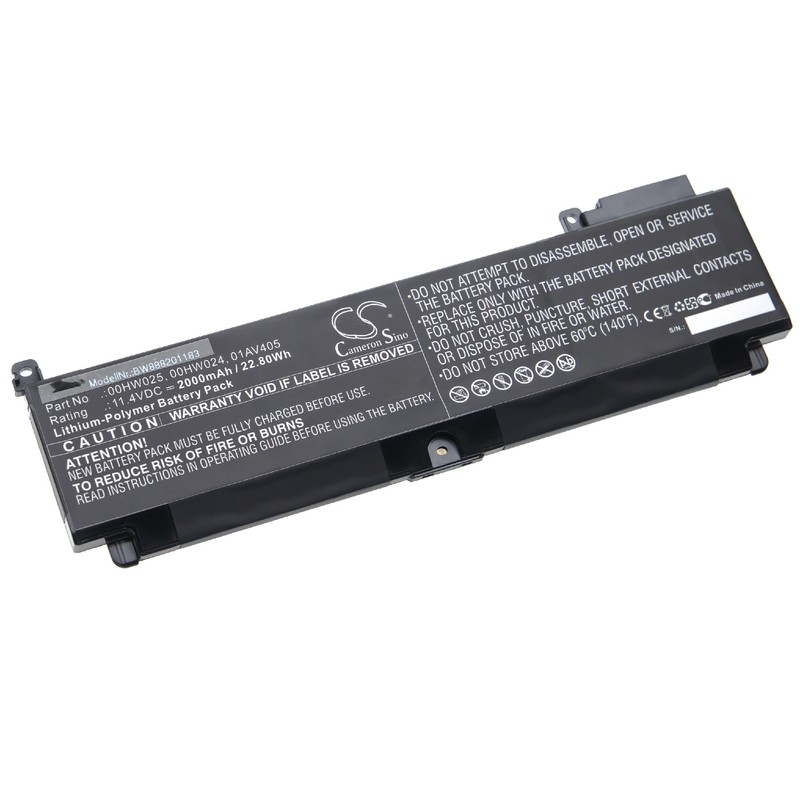 Batterie Pour Lenovo Thinkpad T460s-20fa T460s 20f9007gus T460s 20f9007e 2000mah