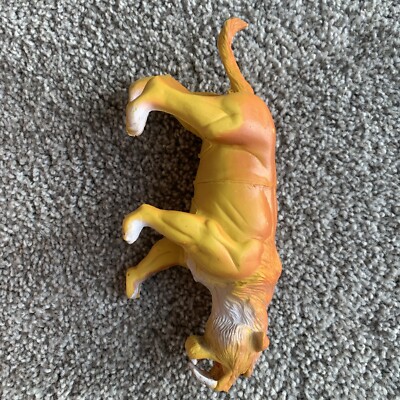 Vintage Imperial Prehistoric Saber Tooth Cat Rare 1989