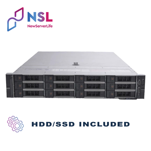 DELL R740xd 12LFF 2x Gold 6248 2.5GHz =40 Cores 512GB H730p 2x 4TB SAS 4xRJ45