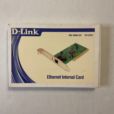 D-LINK ETHERNET INTERNAL CARD DFE-528TX HIGH PERFORMANCE  DUAL-SPEED ADAPTER
