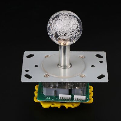 LED Illuminated Joystick Switchable from 4 to 8-Way Operation for Arcade Game