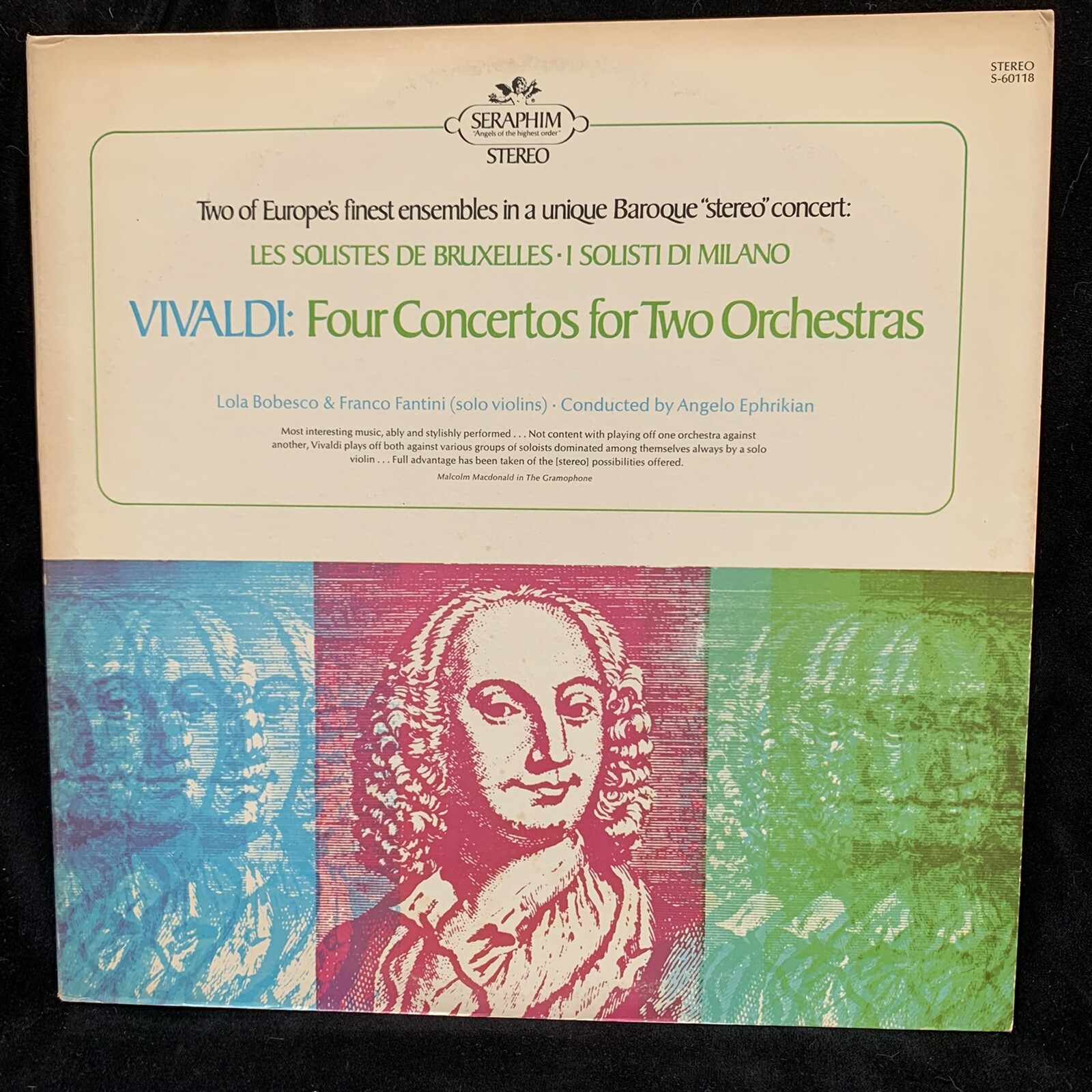 LOLA BOBESCO violin - VIVALDI 4 Concertos for 2 Orchestras
