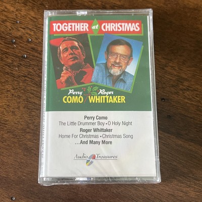 Perry Como & Roger Whittaker Together At Christmas Cassette Tape 1976 NEW SEALED