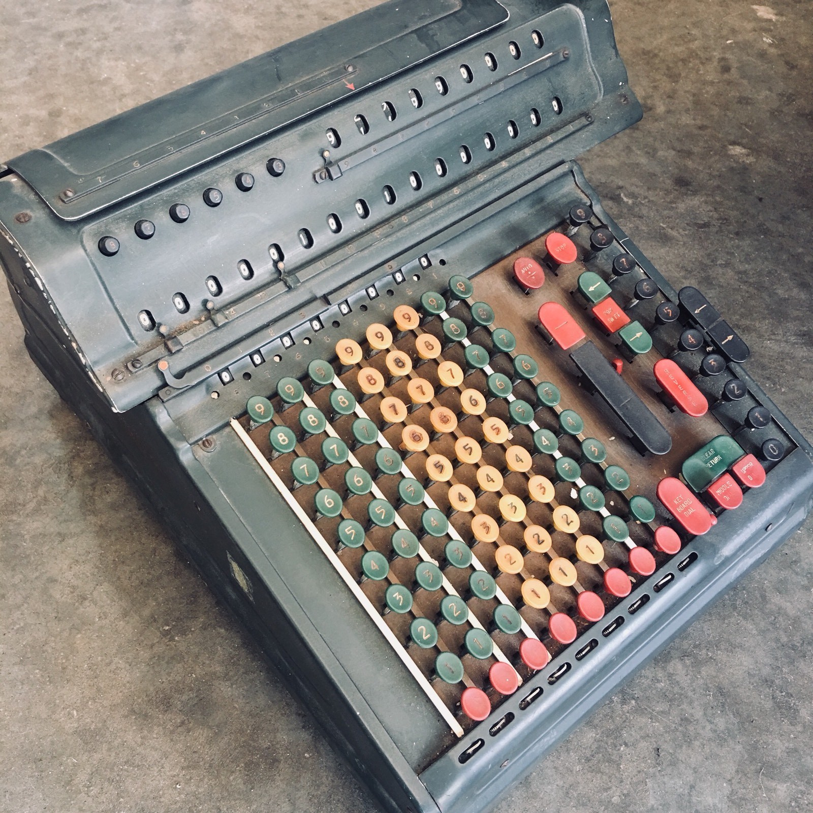 Vintage Marchant Calculating Machine Calculator 1920s-1940's Mechanical Adding