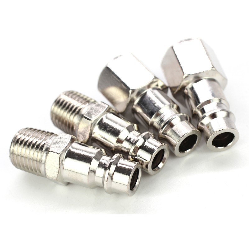 Air Line Compressor Connector EURO Fittings Quick Releases Coupling Set