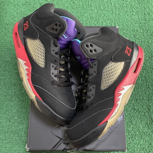 靴 AIR JORDAN5 TOP3 30cm Size 8.5 - Jordan 5 Retro Top 3 Black 2020 Comes With Replacement
