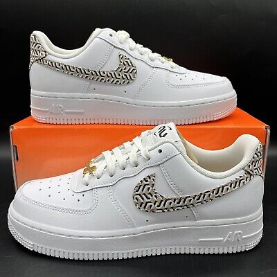 NIKE Air Force 1 LX 'United in Victory' White Brown DZ2709 100 Women's Shoes #1