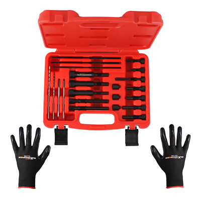 22PCS Glow Plug Electrodes Removal Extractor Extracting Plugs M8 M10 Tool Kit