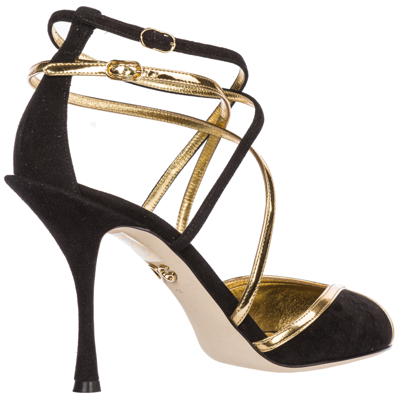 DOLCE & GABBANA DOLCE&GABBANA SANDALEN DAMEN CR0712AZ47689718 BLOCKABSATZ H 8.5 CM WILDLEDER NER