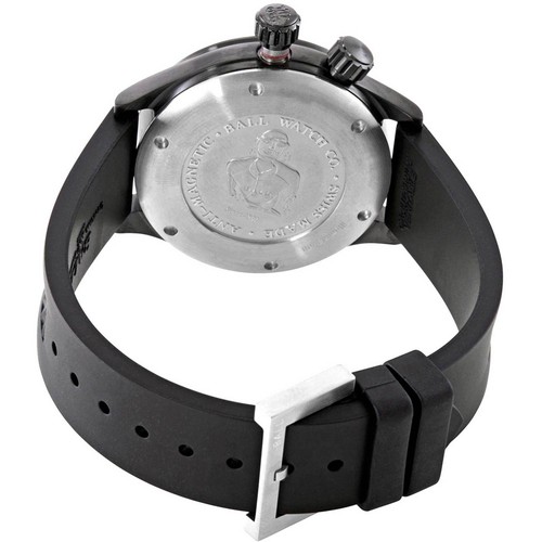 Pre-owned Ball Men's Watch Engineer Master Ii Diver Black Rubber Strap Dg1020a-p3aj-bk