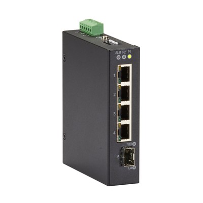 Black Box LIG401A Industrial POE Unmanaged Ethernet 5-Port Switch