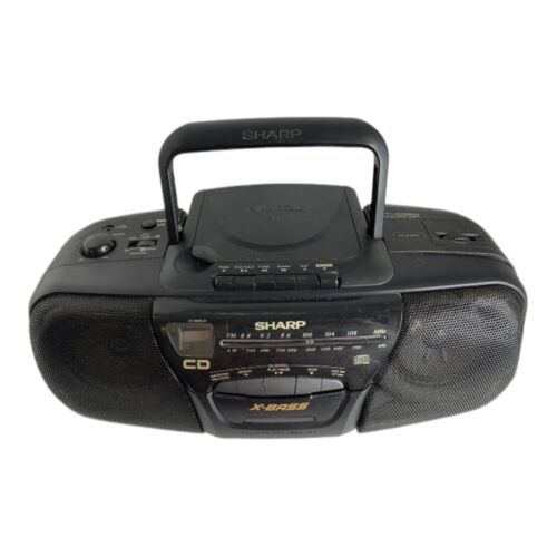 1997 Vintage Sharp Boom Box Cd Radio cassette Player Model 1997 Vintage Sharp Boom Box Cd Radio cassette Player Model