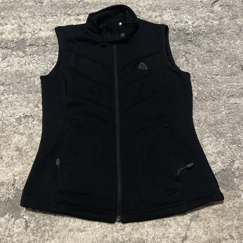 美品 00s NIKE ACG fleece vest M black Nike ACG Vest Black Fleece Vintage Outdoors Hiking Casual