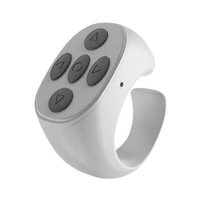 Bluetooth Compatible Phone Scrolling Page Turner Ring Fingertip Remote Control