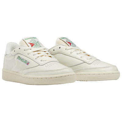 Reebok Club C 85 Chalk Paperwhite Glen Green Women GX3686 Size 6-10 Classic New