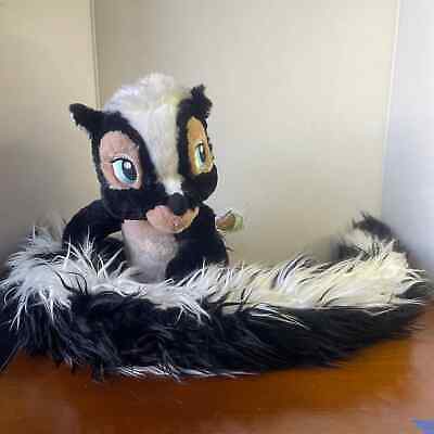 NWT Disney Parks Bambi Flower the Skunk Stuffed Animal Plush