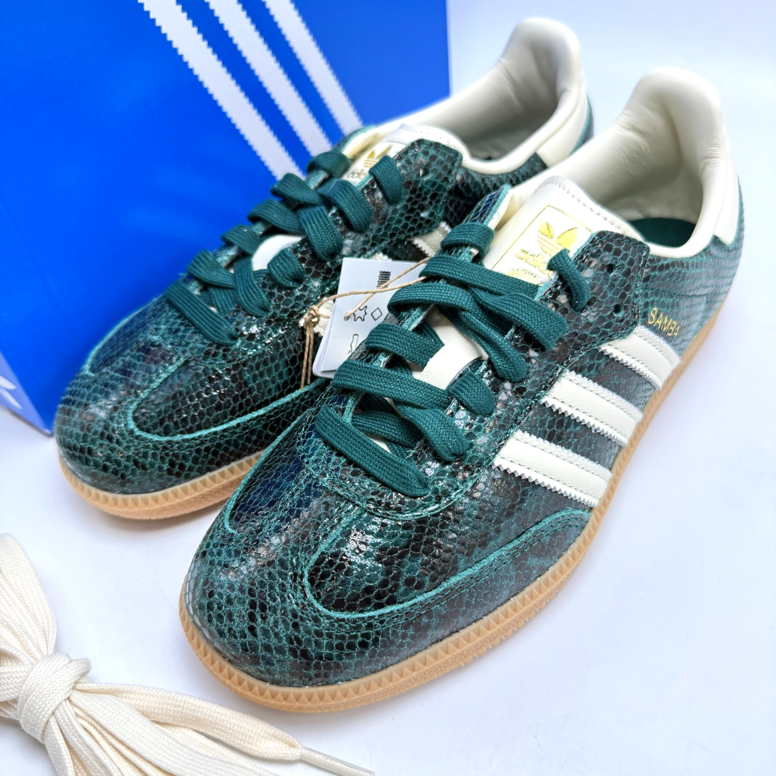 Adidas Samba OG W Snakeskin Collegiate Green Women's Shoes