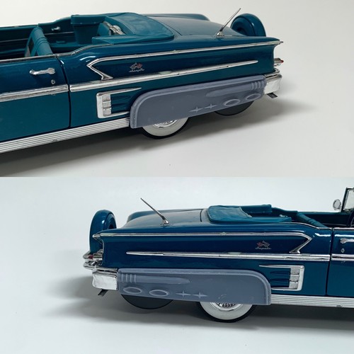 ミニカー dd701 '58 impala '90 towncar Amazon.com: 1958 Chevrolet Impala Convertible, Blue