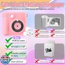 ESOXOFFORE Instant Print Camera for Kids, Christmas Birthday Gifts Girls Boys Age 3-12, HD Digital Video Cameras Toddler, Portable Toy 3 4 5 6 7 8 9 10 Year Old Girl with 32GB SD Card-Pink