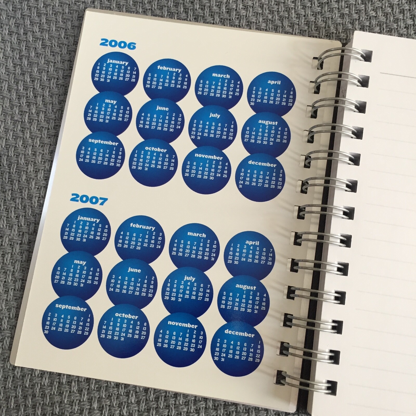 VERY RARE 2005 SIRIUS SATELLITE RADIO NOTE BOOK PAD - NEVER USED - COLLECTORS