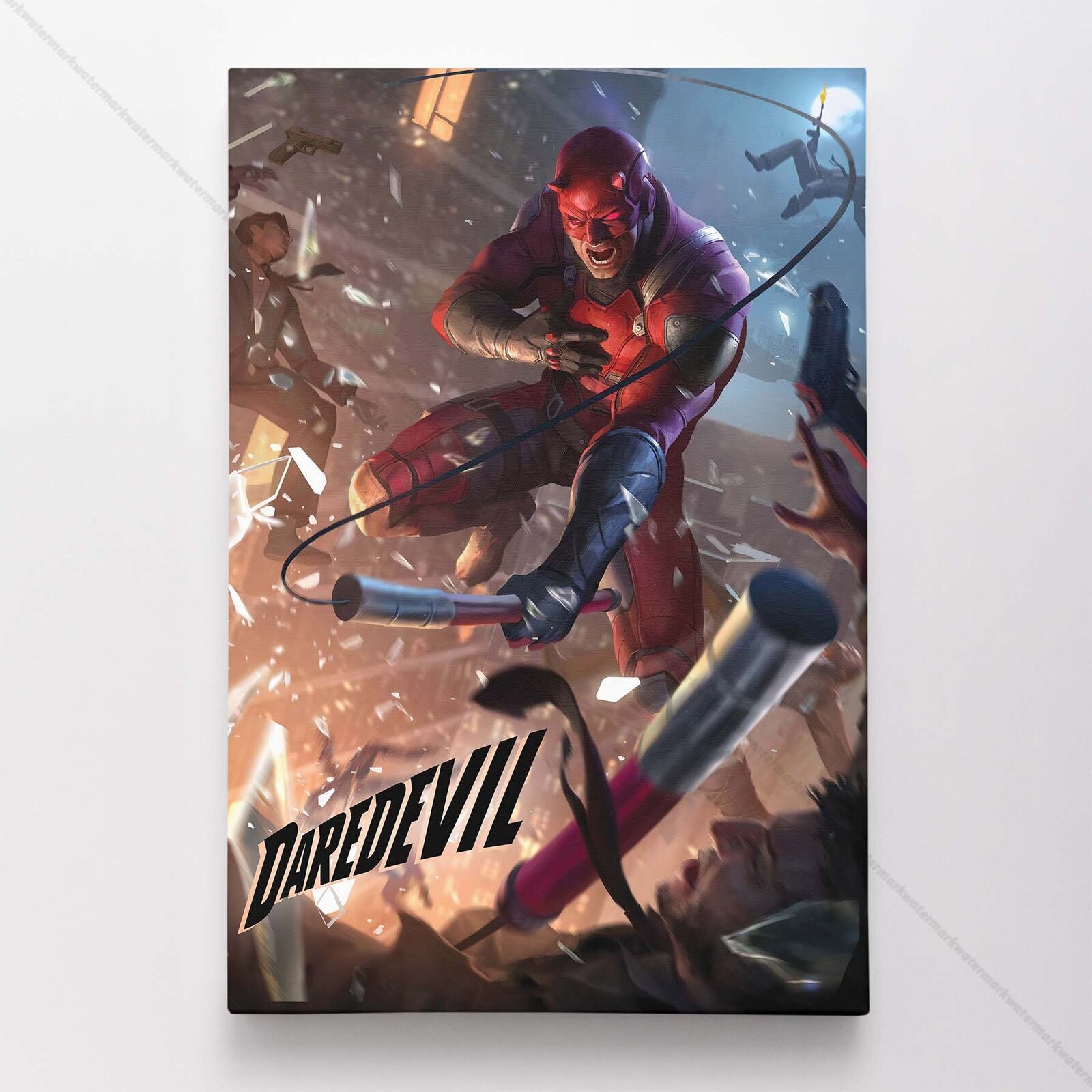 Daredevil Poster Canvas Vol 6 #33 Marvel Superhero Comic Book Art Print