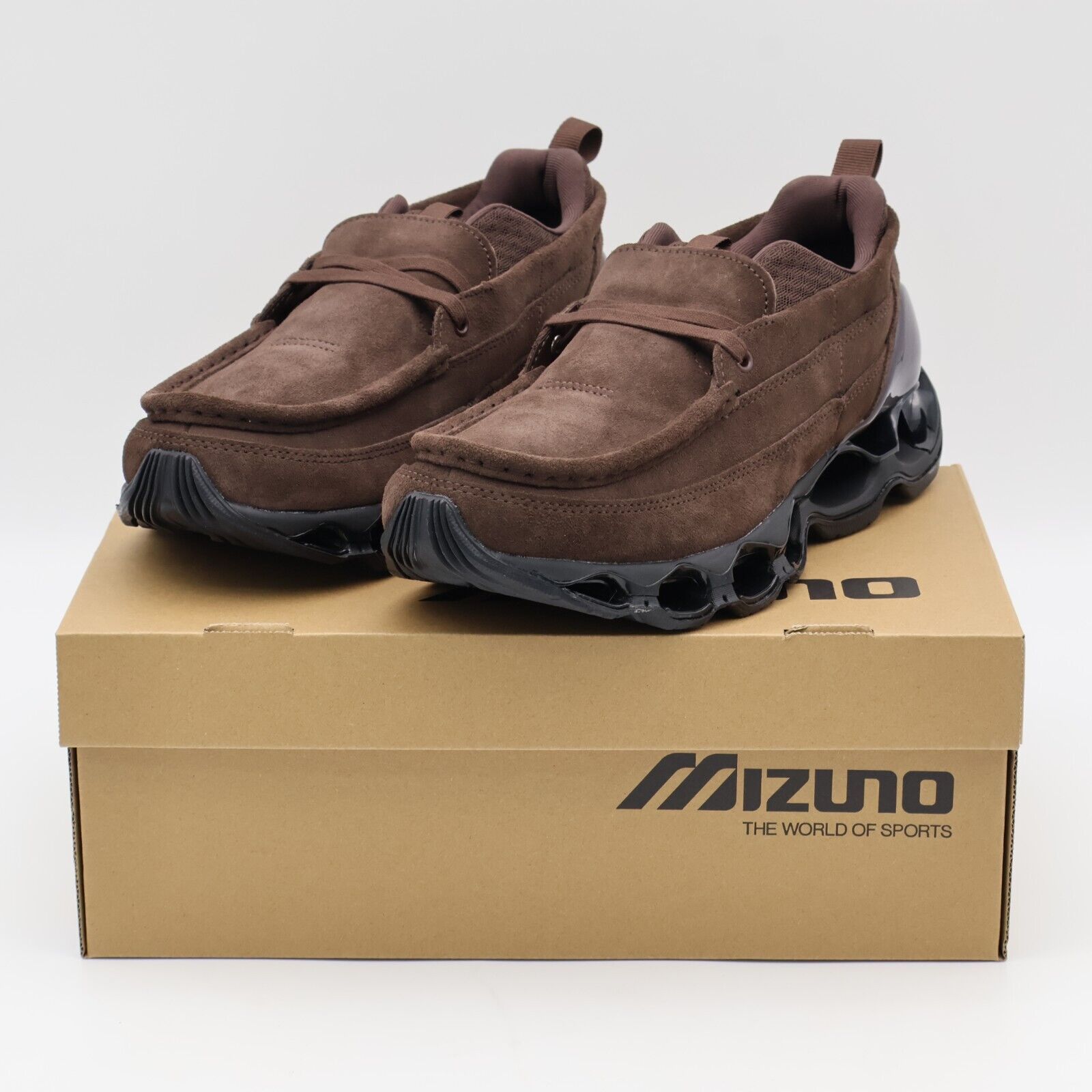 D1GD243602 Mizuno Wave Prophecy Moc Suede Brown (Men's) D1GD243602 Mizuno Wave Prophecy Moc Suede Brown (Men's)
