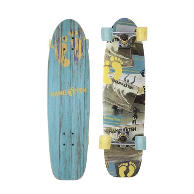 Voyager Hang Ten Complete Cruiser 36 inch Skateboard Longboa
