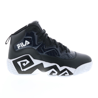 Fila MB Night Walk 1BM01747-013 Mens Black Leather Lifestyle Sneakers Shoes