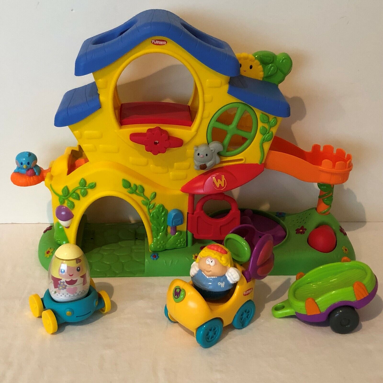 Weebles Musical Turn N Tumble Treehouse Figures Vehicles Sound...