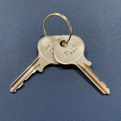 (2) Master Lock Combination Override Keys - Key Code F101 - F984 READ DISCLAIMER