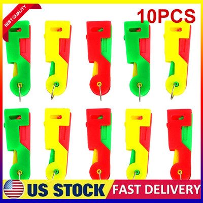 5PCS Elderly Use Automatic Easy Sewing Needle Device Threader Thread Guide Tool