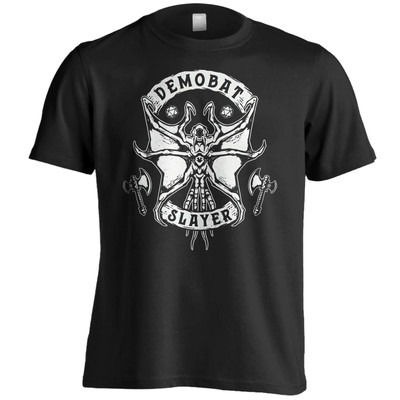 Stranger Things Tee - Cosplay Shirt, Demobat Slayer, Black T-Shirt