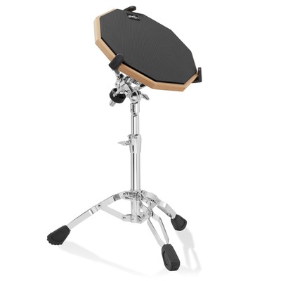 12" Practice Pad Drum Set with Snare Stand, Carrying Bag, Drumsticks
