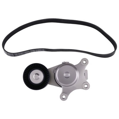 Serpentine Belt Drive Component Kit for Ford Edge Explorer Flex 3.5L V6 12-18