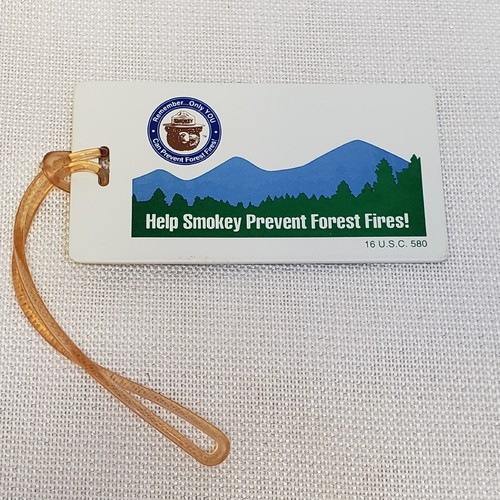 Id Tag Prevent Forest Fires! Name Badge Holder