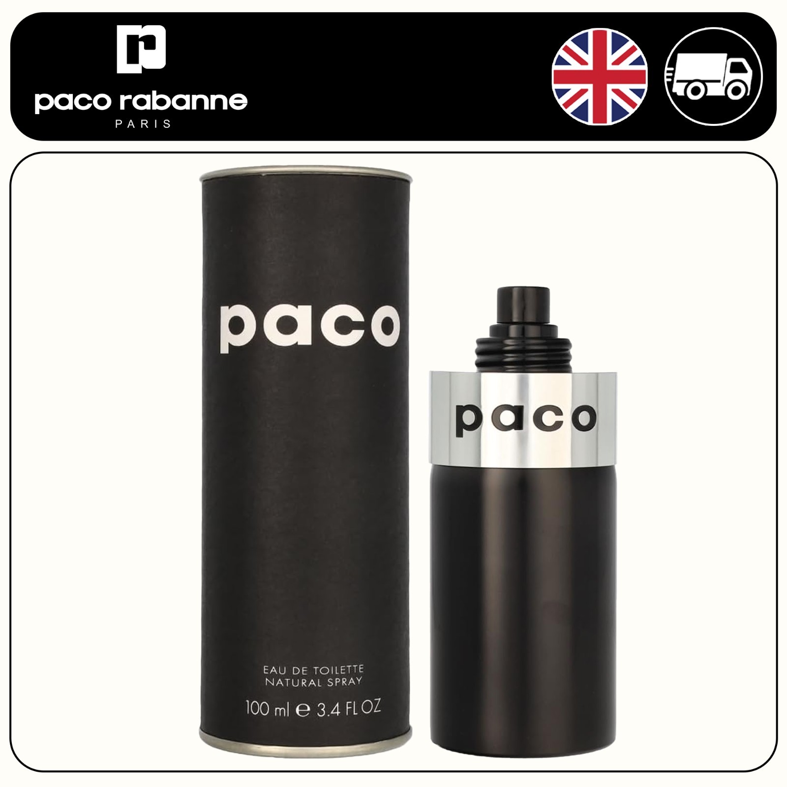 Paco Rabanne Paco Eau de Toilette for Men 100ml New with Original Box